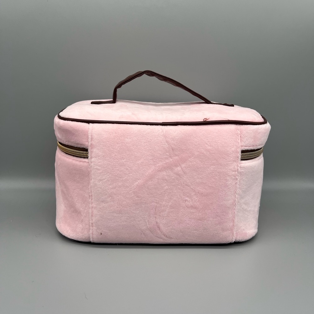 Juicy couture pink velour cosmetics bag - Picture 3 of 10